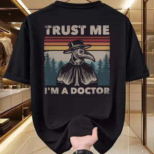 Best Doctor Shirt, Funny Doctor UnisexT-Shirt/Hoodie/Sweatshirt HLT00 - Trust Me I'm A Doctor Plague Doctor Face Mask Physician T-Shirt