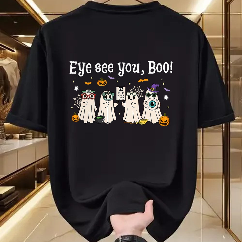 Best Doctor Shirt, Funny Doctor UnisexT-Shirt/Hoodie/Sweatshirt HLT00 - Cute Ghost Optometry Halloween Eye Doctor Ophthalmologist T-Shirt