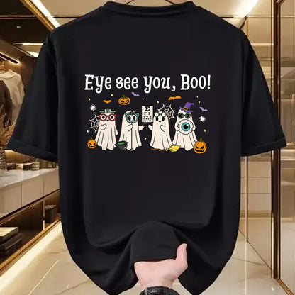 Best Doctor Shirt, Funny Doctor UnisexT-Shirt/Hoodie/Sweatshirt HLT00 - Cute Ghost Optometry Halloween Eye Doctor Ophthalmologist T-Shirt