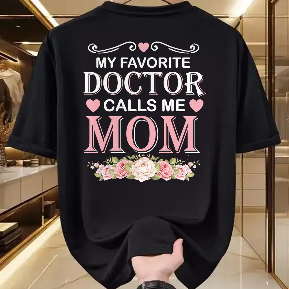 Christmas Shirts for Family, Funny christmas shirts, Christmas Unisex T-Shirt/Hoodie/Sweatshirt HLT00 - Doctor Calls Me Mom Medical School Students T-Shirt