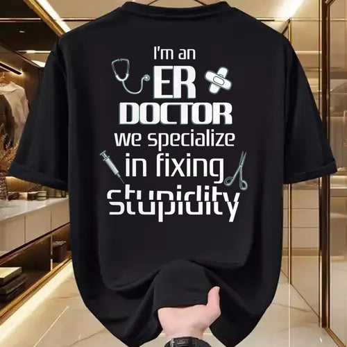 Best Doctor Shirt, Funny Doctor UnisexT-Shirt/Hoodie/Sweatshirt HLT00 - ER Emergency Room Doctor Funny Resident Intern T-Shirt