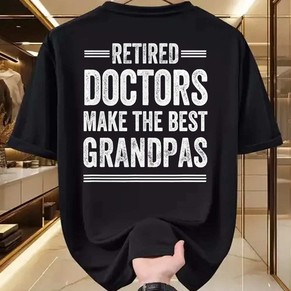 Best Doctor Shirt, Funny Doctor UnisexT-Shirt/Hoodie/Sweatshirt HLT00 - Pensioner Grandpa Doctor MD Retirement Gift Dad T-Shirt