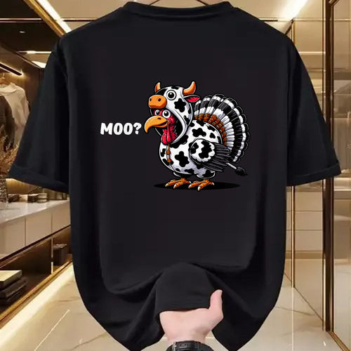 Best Thanksgiving Family Shirt , Funny Thanksgiving UnisexT-Shirt/Hoodie/Sweatshirt HLT00 - Turkey Moo Funny Thanksgiving T-Shirt
