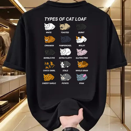 Cat Love Shirt, Funny Cat Lover Gift UnisexT-Shirt/Hoodie/Sweatshirt HLT00 - Cat Loaf Kitten Lover Funny Bread Baker Pastry Chef T-Shirt
