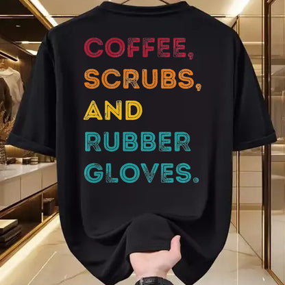 Best Doctor Shirt, Funny Doctor UnisexT-Shirt/Hoodie/Sweatshirt HLT00 - Funny Retro Coffee Scrubs Rubber Gloves Nurse Doctor Medical T-Shirt, Men, Olive Green, XX-Large