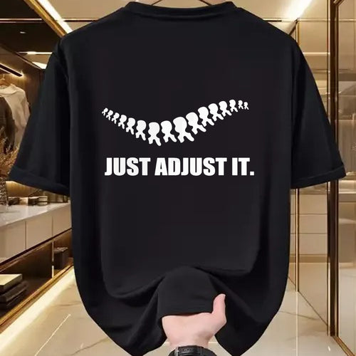 Best Doctor Shirt, Funny Doctor UnisexT-Shirt/Hoodie/Sweatshirt HLT00 - Just Adjust It Back Subluxation Chiropractor Pun T Shirt T-Shirt