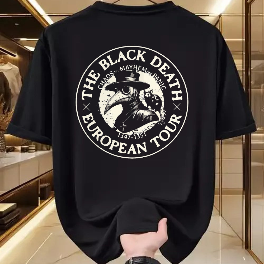 Best Doctor Shirt, Funny Doctor UnisexT-Shirt/Hoodie/Sweatshirt HLT00 - Plague Mask Doctor Plague Black Death European Tour T-Shirt