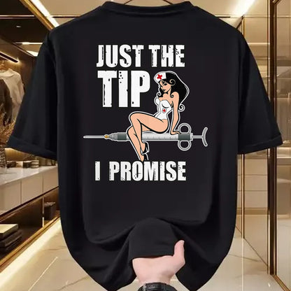 Best Doctor Shirt, Funny Doctor UnisexT-Shirt/Hoodie/Sweatshirt HLT00 - Nurse Doctor Just The Tip Syringe Sexy Pinup Girl Gift Shirt T-Shirt