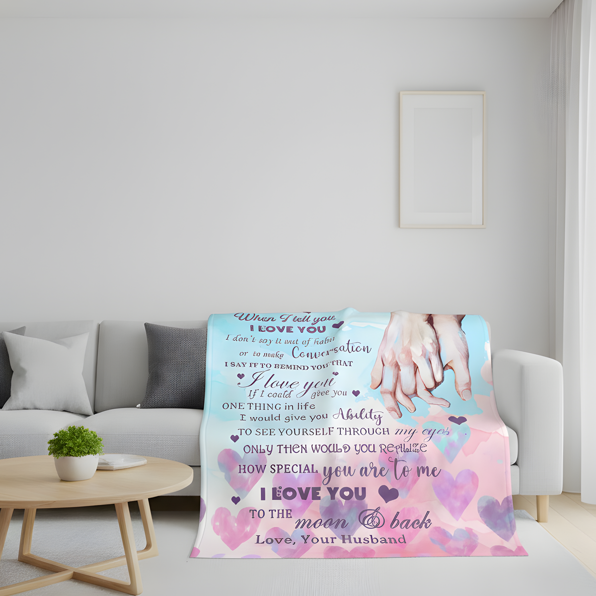 Perfect Gift Blanket For My Beautiful Wife From Husband