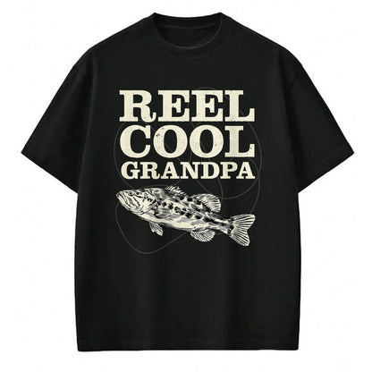 Best Grandpa Shirt, Proud Grandpa Unisex T-Shirt/Hoodie/Sweatshirt HLT00 - Reel Cool Grandpa Fishing Fathers Day T-Shirt