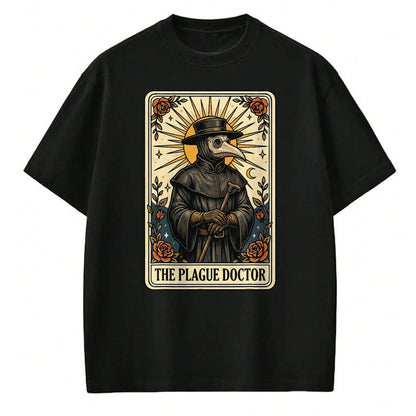 Best Doctor Shirt, Funny Doctor UnisexT-Shirt/Hoodie/Sweatshirt HLT00 - Plague Doctor Tarot Card Gothic T-Shirt