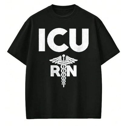 Best Doctor Shirt, Funny Doctor UnisexT-Shirt/Hoodie/Sweatshirt HLT00 - ICU Registered Nurse Intensive Care Unit RN Staff Shirt T-Shirt, Men, Black, 3X-Large