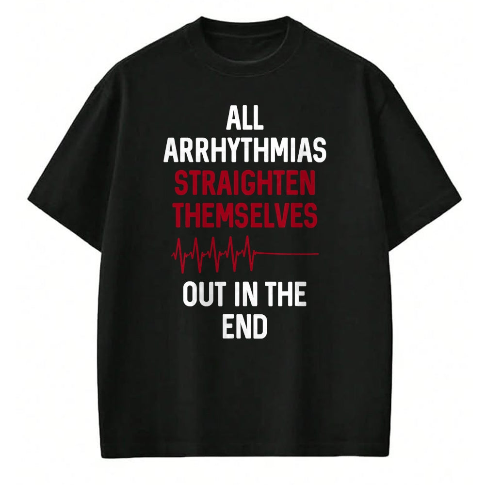 Best Doctor Shirt, Funny Doctor UnisexT-Shirt/Hoodie/Sweatshirt HLT00 - Arrhythmia Straighten Out  Medical Doctor Nurse T-Shirt