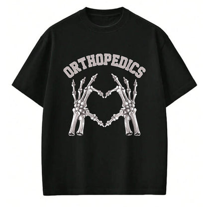 Best Doctor Shirt, Funny Doctor UnisexT-Shirt/Hoodie/Sweatshirt HLT00 - Orthopedics Skeleton Hand Heart Ortho Nurse RN Crew T-Shirt