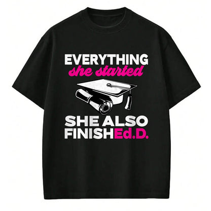 Best Doctor Shirt, Funny Doctor UnisexT-Shirt/Hoodie/Sweatshirt HLT00 - Finished.D. Doctorate Graduation Doctor of Education T-Shirt