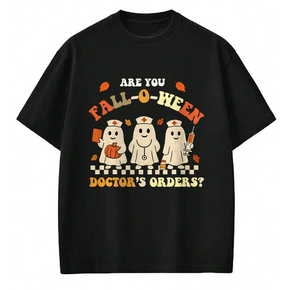Best Doctor Shirt, Funny Doctor UnisexT-Shirt/Hoodie/Sweatshirt HLT00 - Funny Nurse Halloween Ghost Medical Fall Humor T-Shirt