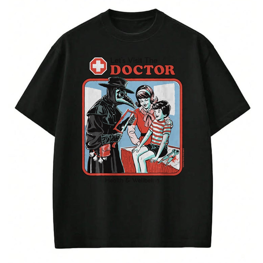Best Doctor Shirt, Funny Doctor UnisexT-Shirt/Hoodie/Sweatshirt HLT00 - Let's Visit the Doctor Plague Retro Funny Adult Humor T-Shirt