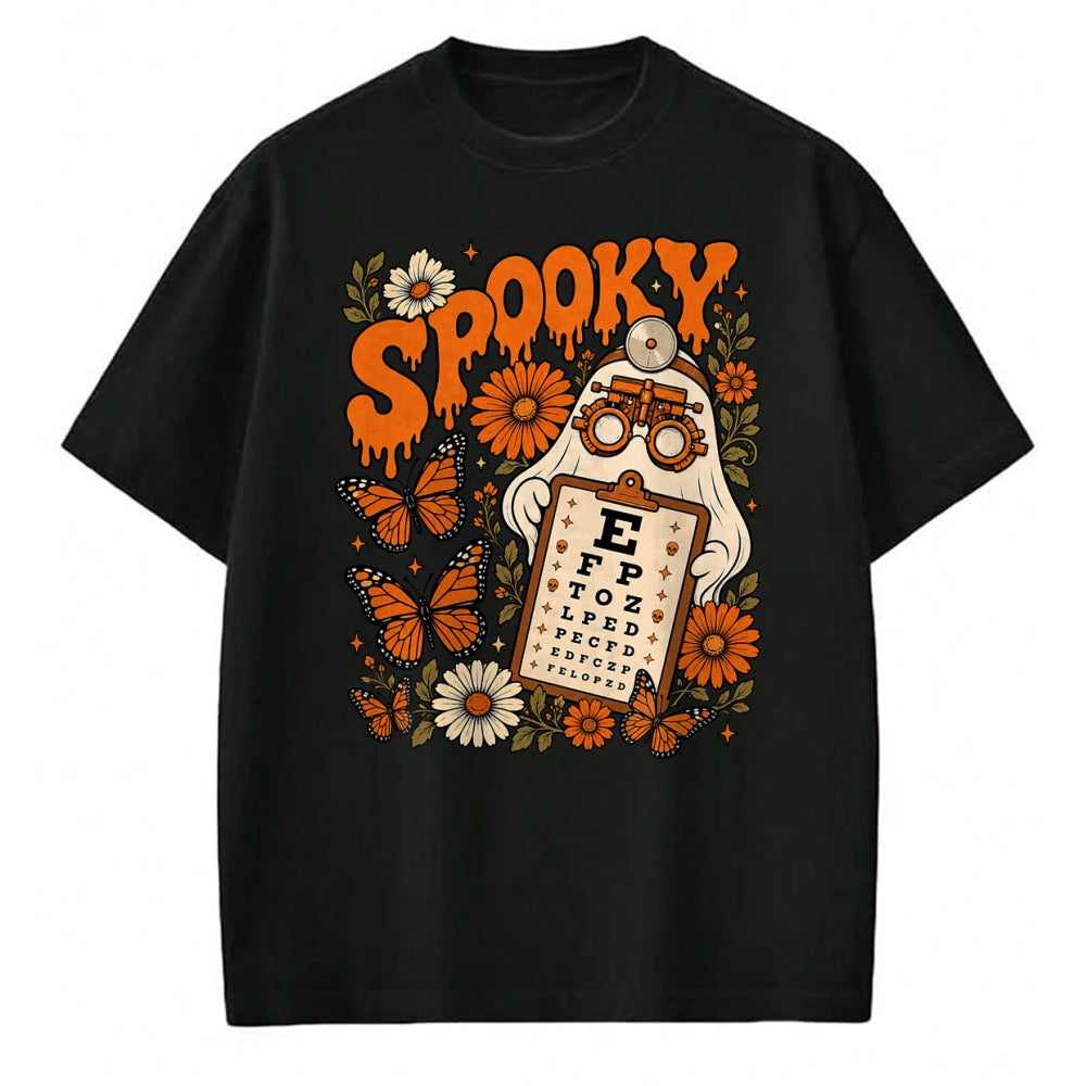 Best Doctor Shirt, Funny Doctor UnisexT-Shirt/Hoodie/Sweatshirt HLT00 - Spooky Ghost Boo Vision Squad Optometrist Halloween Eye Dr T-Shirt