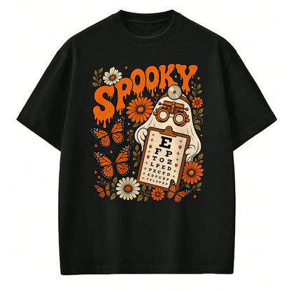 Best Doctor Shirt, Funny Doctor UnisexT-Shirt/Hoodie/Sweatshirt HLT00 - Spooky Ghost Boo Vision Squad Optometrist Halloween Eye Dr T-Shirt