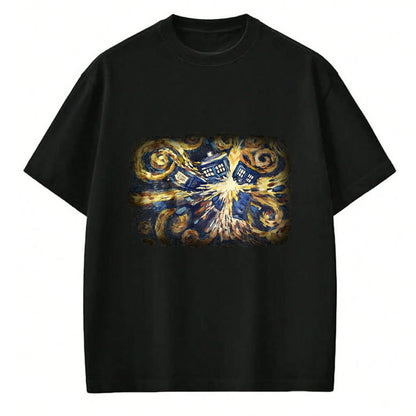 Best Doctor Shirt, Funny Doctor UnisexT-Shirt/Hoodie/Sweatshirt HLT00 - Art Tardis Van Gogh Time Travel Sci-Fi Fan T-Shirt