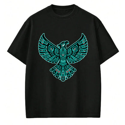 Native American T-Shirts, Vintage Native American Unisex T-Shirt/Hoodie/Sweatshirt HLT00 - Thunderbird Native American Tribal Art (3)