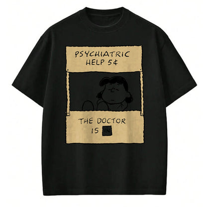 Best Doctor Shirt, Funny Doctor UnisexT-Shirt/Hoodie/Sweatshirt HLT00 - Peanuts - Lucy Doctor is in T-Shirt
