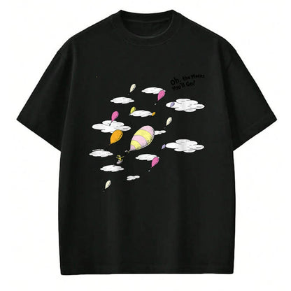 Best Doctor Shirt, Funny Doctor UnisexT-Shirt/Hoodie/Sweatshirt HLT00 - Dr. Seuss Oh the Places You_ll Go, Hot Air Balloons T-Shirt