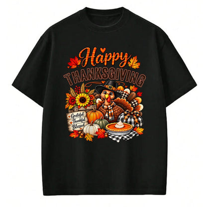 Best Thanksgiving Family Shirt , Funny Thanksgiving UnisexT-Shirt/Hoodie/Sweatshirt HLT00 - Happy Thanksgiving Funny Turkey Family Dinner Thanksgiving T-Shirt (2)