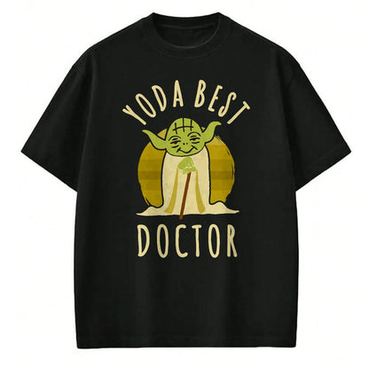 Best Doctor Shirt, Funny Doctor UnisexT-Shirt/Hoodie/Sweatshirt HLT00 - Star Wars Classic Yoda Best Doctor Jedi Vintage Chibi Yoda T-Shirt