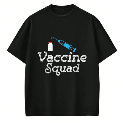 Best Doctor Shirt, Funny Doctor UnisexT-Shirt/Hoodie/Sweatshirt HLT00 - Funny Vaccine Squad Cute Nurse Doctor DR Vaccinated 19 Tee T-Shirt, Women, Black, Medium