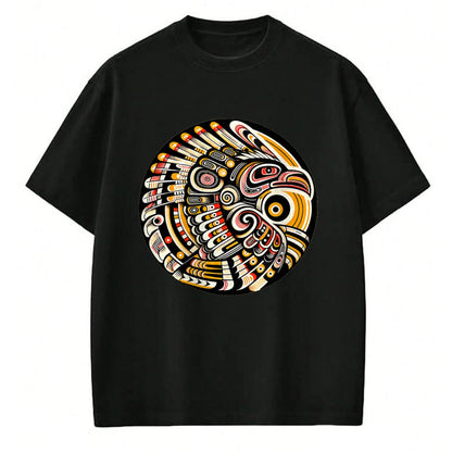 Native American T-Shirts, Vintage Native American Unisex T-Shirt/Hoodie/Sweatshirt HLT00 - Thunderbird Native American Tribal Art (4)