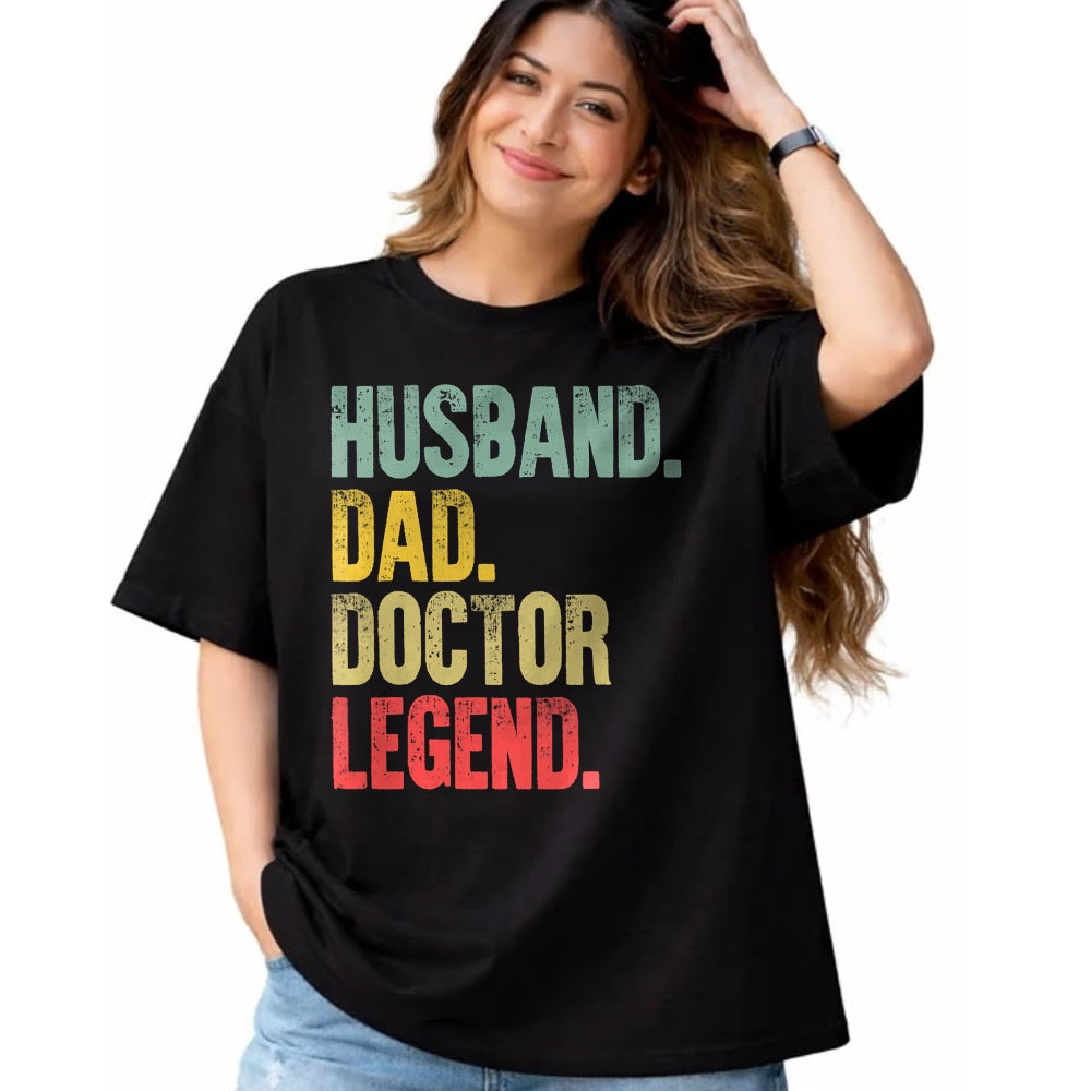 Best Doctor Shirt, Funny Doctor UnisexT-Shirt/Hoodie/Sweatshirt HLT00 - Funny Vintage Shirt Husband Dad Doctor Legend Retro T-Shirt