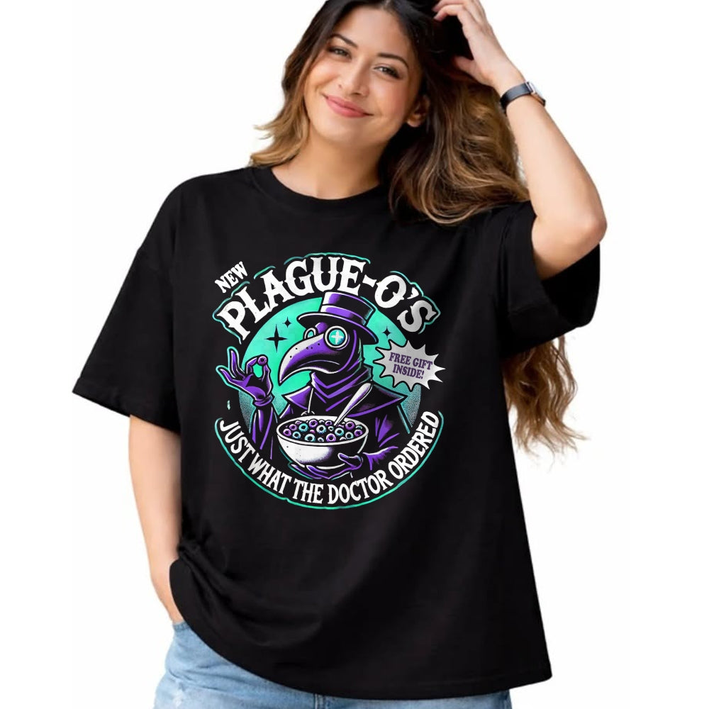 Best Doctor Shirt, Funny Doctor UnisexT-Shirt/Hoodie/Sweatshirt HLT00 - Plague Doctor Shirt Cereal Parody Plague O's Plague Doctor T-Shirt