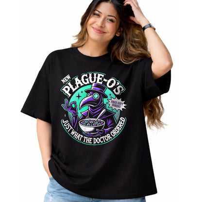 Best Doctor Shirt, Funny Doctor UnisexT-Shirt/Hoodie/Sweatshirt HLT00 - Plague Doctor Shirt Cereal Parody Plague O's Plague Doctor T-Shirt