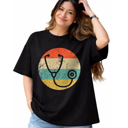 Best Doctor Shirt, Funny Doctor UnisexT-Shirt/Hoodie/Sweatshirt HLT00 - Doctor Nurse Vintage Retro Stethoscope T-Shirt