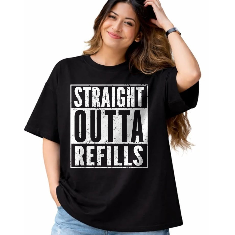 Best Doctor Shirt, Funny Doctor UnisexT-Shirt/Hoodie/Sweatshirt HLT00 - Straight Outta Refills Funny Pharmacy Quote Doctor Joke T-Shirt