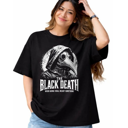 Best Doctor Shirt, Funny Doctor UnisexT-Shirt/Hoodie/Sweatshirt HLT00 - The Black Death When Going Viral Meant Something Plague Dr T-Shirt