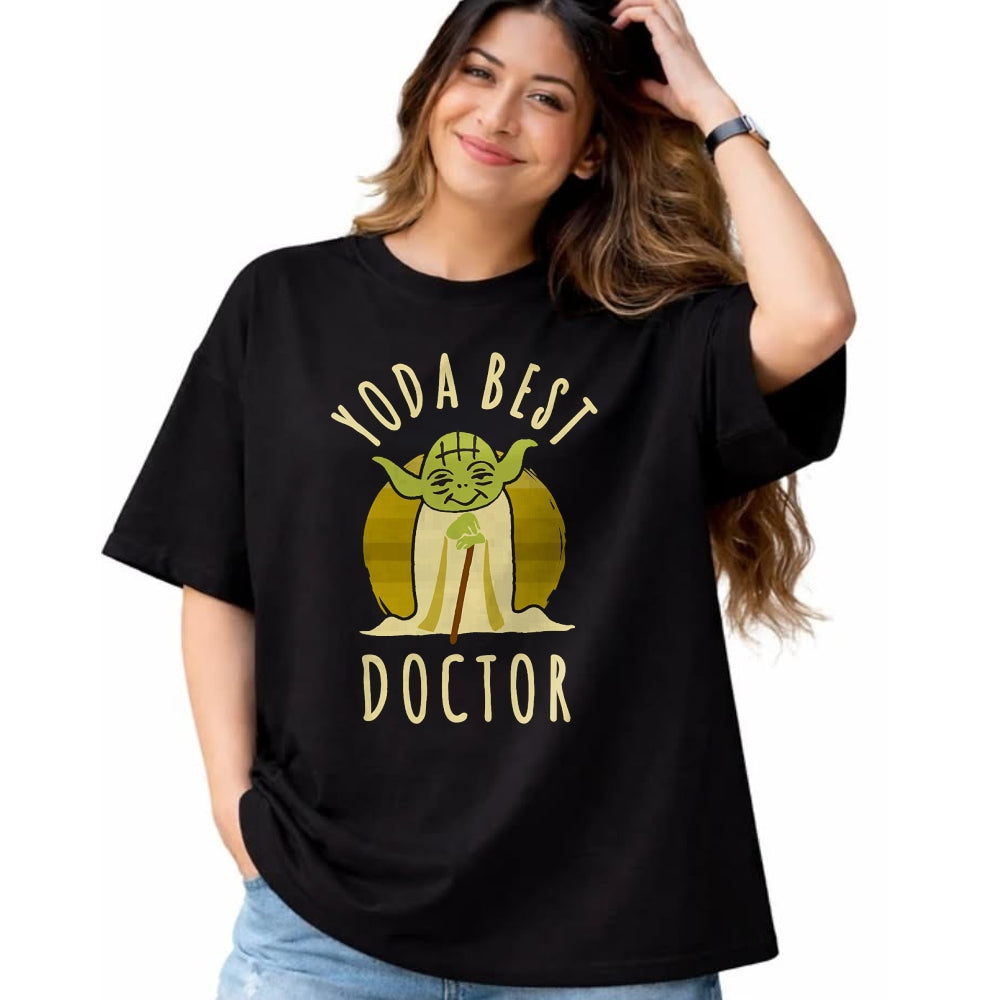 Best Doctor Shirt, Funny Doctor UnisexT-Shirt/Hoodie/Sweatshirt HLT00 - Star Wars Classic Yoda Best Doctor Jedi Vintage Chibi Yoda T-Shirt