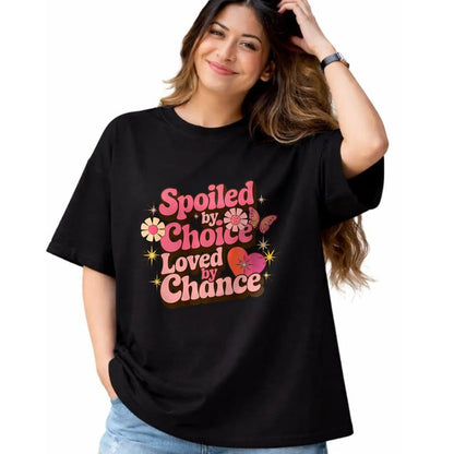 Best Wife Shirt, Wife and Husband Unisex T-Shirt/Hoodie/Sweatshirt HLT00 - Gift for wife T shirt, spoiled wife   Spoiled By Choice Loved By Chance Spoiled Wife Premium T-Shirt (1)