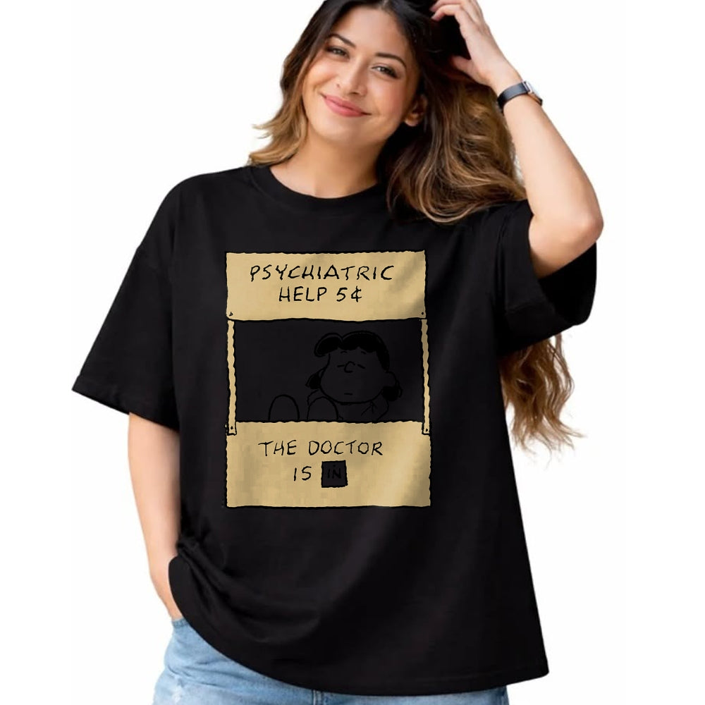 Best Doctor Shirt, Funny Doctor UnisexT-Shirt/Hoodie/Sweatshirt HLT00 - Peanuts - Lucy Doctor is in T-Shirt
