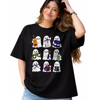 Best Doctor Shirt, Funny Doctor UnisexT-Shirt/Hoodie/Sweatshirt HLT00 - Cute Optometry Ghost Halloween Spooky Optometrist Crew EyeDr T-Shirt