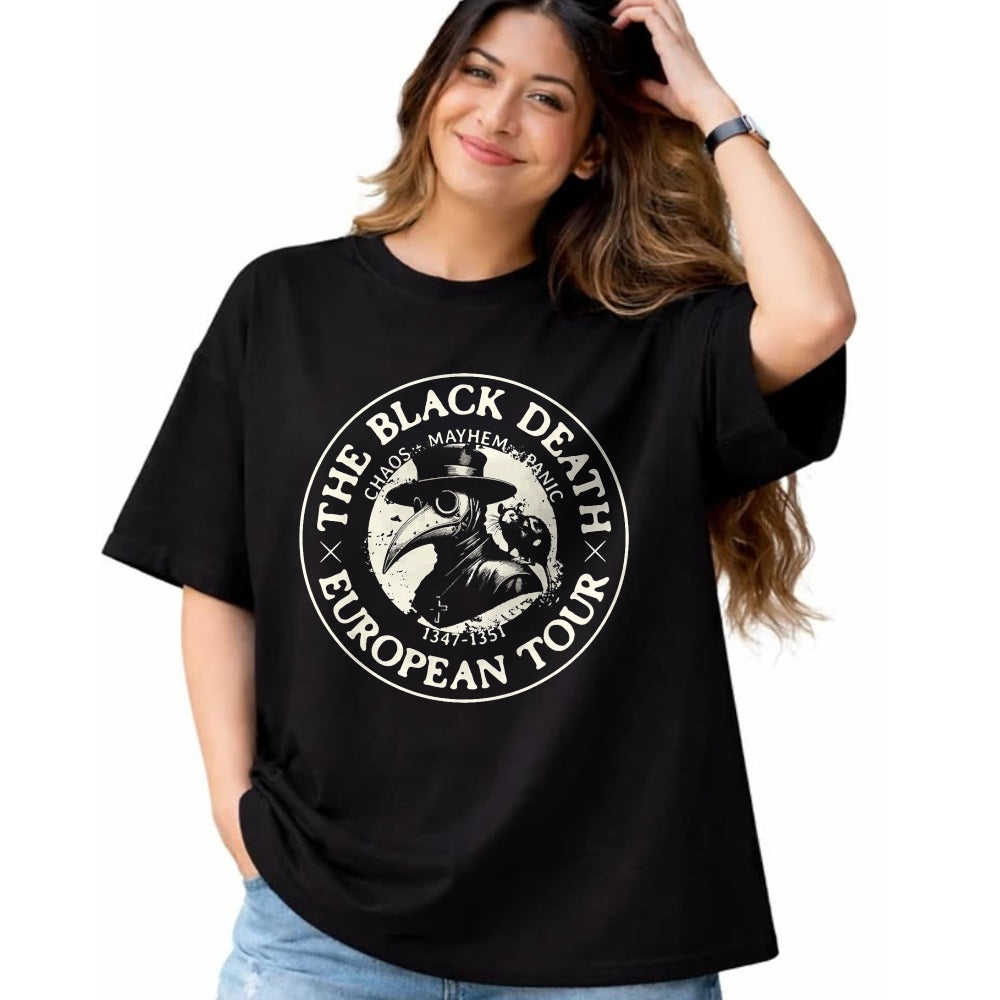 Best Doctor Shirt, Funny Doctor UnisexT-Shirt/Hoodie/Sweatshirt HLT00 - Plague Mask Doctor Plague Black Death European Tour T-Shirt