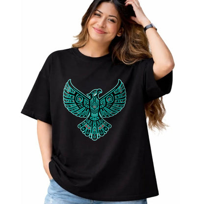 Native American T-Shirts, Vintage Native American Unisex T-Shirt/Hoodie/Sweatshirt HLT00 - Thunderbird Native American Tribal Art (3)