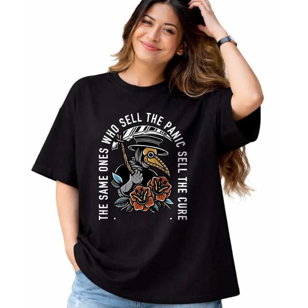 Best Doctor Shirt, Funny Doctor UnisexT-Shirt/Hoodie/Sweatshirt HLT00 - The Same Ones Who Sell The Panic Sell The Cure Plague Doctor T-Shirt