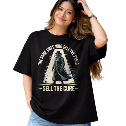 Best Doctor Shirt, Funny Doctor UnisexT-Shirt/Hoodie/Sweatshirt HLT00 - Plague Doctor Sell The Panic T-Shirt