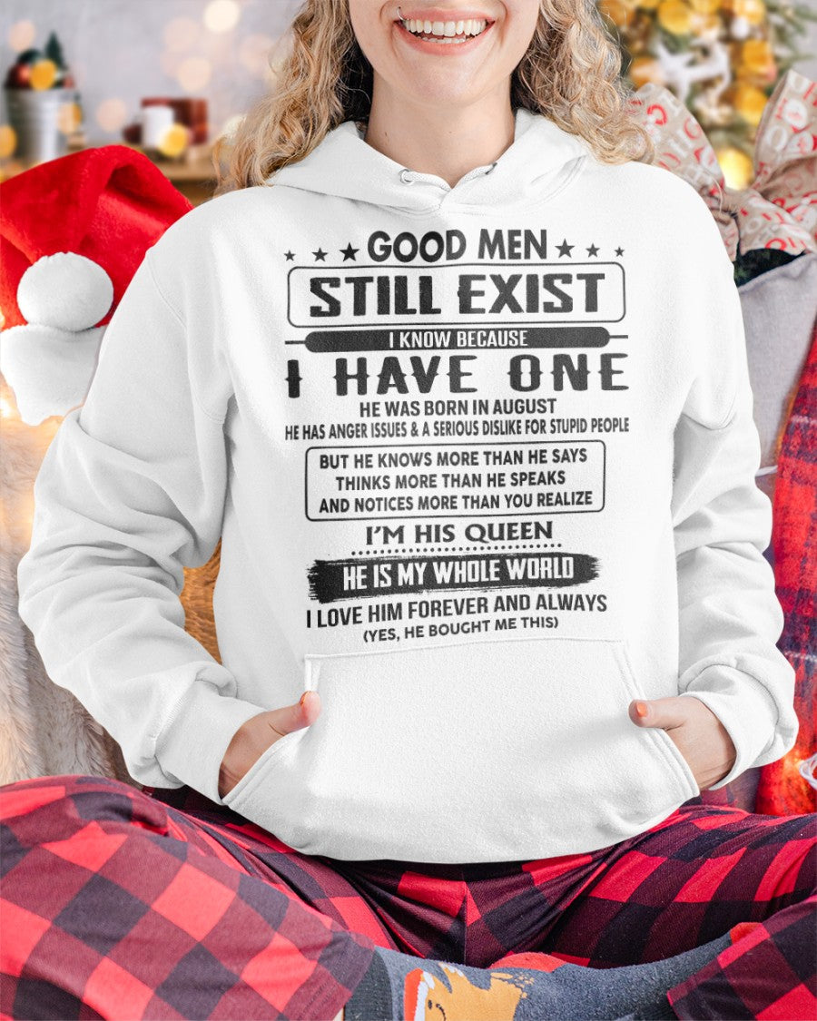 August - Good men Still Exist - gift for your girlfriend, wife from Husband - TRNN08 (SKU-GM-08)
