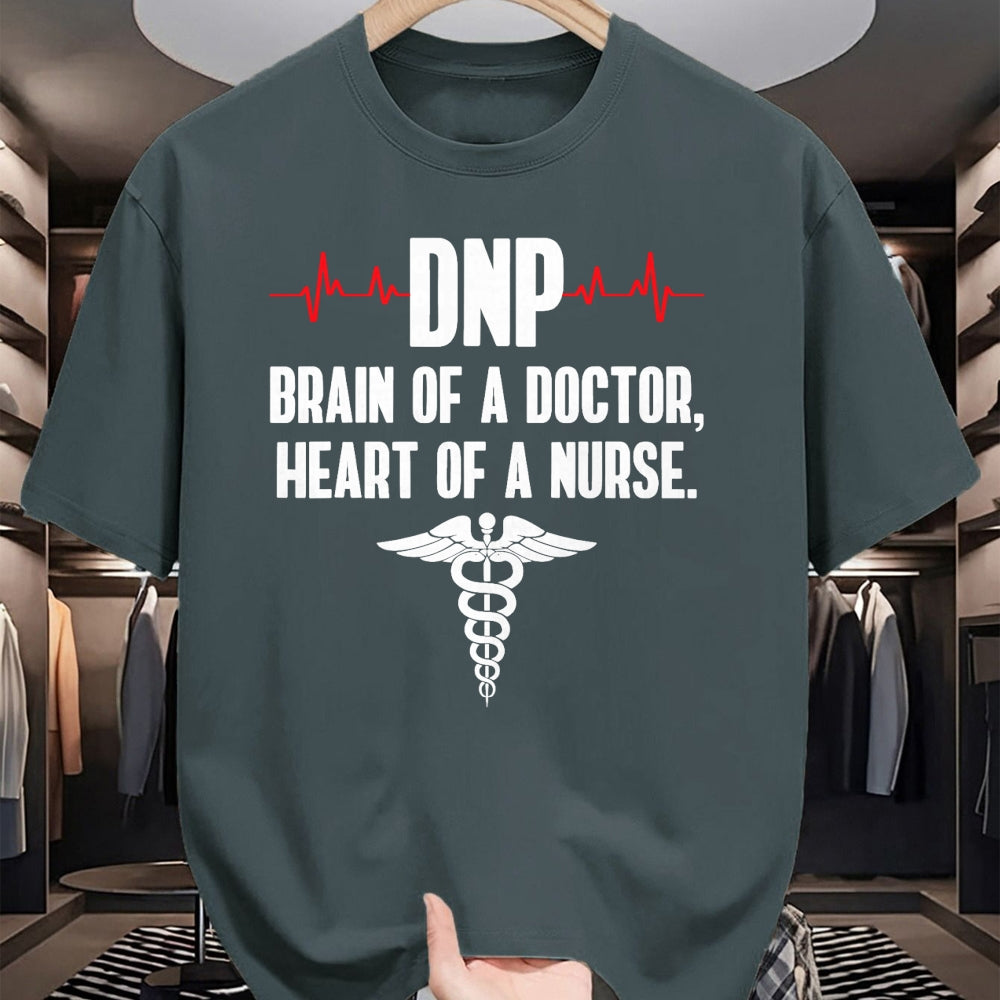 Best Doctor Shirt, Funny Doctor UnisexT-Shirt/Hoodie/Sweatshirt HLT00 - DNP Doctor of Nursing Practice Brain RN Nurse DA1 T-Shirt