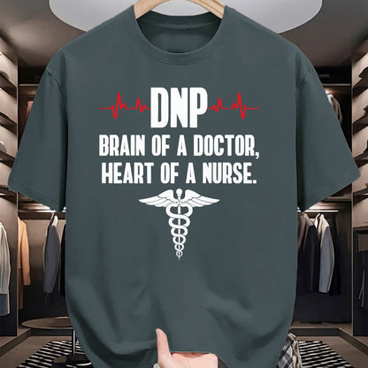Best Doctor Shirt, Funny Doctor UnisexT-Shirt/Hoodie/Sweatshirt HLT00 - DNP Doctor of Nursing Practice Brain RN Nurse DA1 T-Shirt