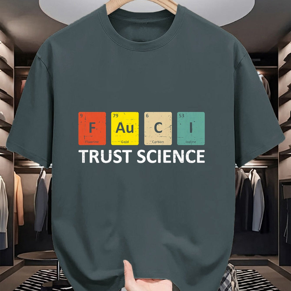 Best Doctor Shirt, Funny Doctor UnisexT-Shirt/Hoodie/Sweatshirt HLT00 - Fauci Trust Science Periodic Table - Team Doctor Anthony T-Shirt