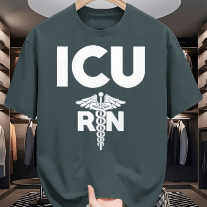 Best Doctor Shirt, Funny Doctor UnisexT-Shirt/Hoodie/Sweatshirt HLT00 - ICU Registered Nurse Intensive Care Unit RN Staff Shirt T-Shirt, Men, Black, 3X-Large